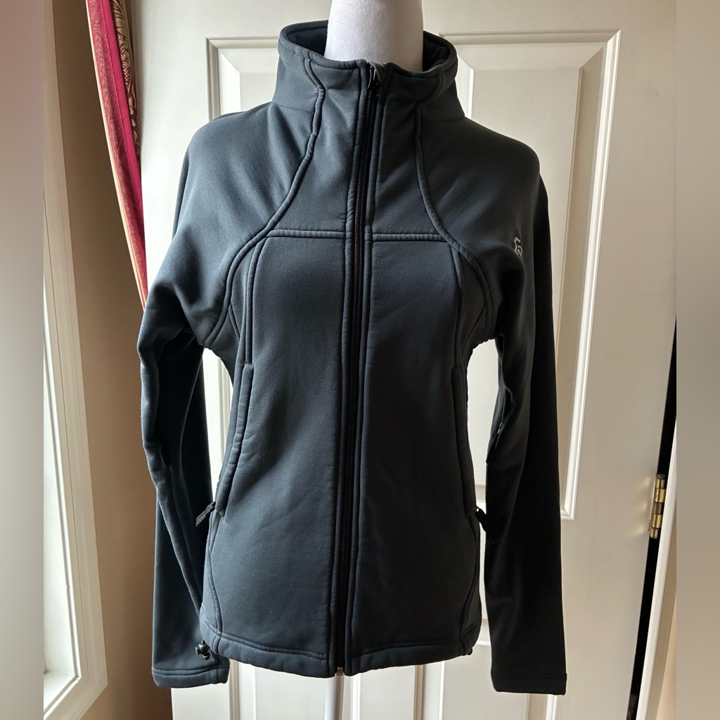Burton Ak Women’s Baker Stretch Snowboard Ski Fleece Jacket Gray Size S